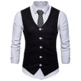 thumbnail image 1 of Men's Solid Color Single Breasted Vest2XL, 1 of 3