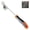 Orange, variant on Handheld Clam Rake Clamming Tool, Rake with Wooden Handle, 4-Tooth Beach Shell Digging Rakes for Seafood Hunting and Oyster Gathering