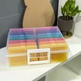 thumbnail image 2 of WRVCSS  Colorful 4" x 6" Photo Organizers and Photo Storage Box with Handle, 16 Inner Photo Cases, Portable Picture Organizers & Photo Storage Containers, 2 of 6