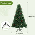 thumbnail image 3 of 7 ft Prelit Christmas Tree, with Remote Control, Artificial Christmas Tree,Metal Stand and Hinged Branches Lighted Holiday for Home,Office,Party, 3 of 8