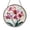 Acrylic 3.5 Inch, variant on Stained Glass Orchid Round Suncatcher Window Hanging Art Panel for Home Decor Beautiful Botanical Display
