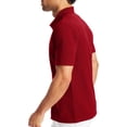 thumbnail image 2 of Hanes Polo Piqué FreshIQ X-Temp pour Hommes, 3TG, Rouge Foncé, 2 of 3