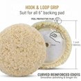 thumbnail image 2 of Woolous Wool Buffing Pads 7 Inch, 3 Pack - 100% Natural Wool Pads for Buffing, Polishing & Compounding Cars, Boats, Trucks & Motorcycles -, 2 of 7