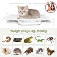 thumbnail image 5 of Multifunctional Newborn Pet Whelping Scale - 0.035oz Precision 15kg/33.06lbs Max, Auto Hold & Integrated Non-Detachable Design for Small Animals, 5 of 8
