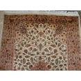 thumbnail image 5 of Ahmedani Linen Live Ivory Medallion Flowers Rectangle Any Room Home Decor Area Rug Hand Knotted Wool Silk Floor Carpet (6 x 4)', 5 of 8