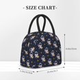 thumbnail image 5 of Naloa Astronaut Surfing Print Lunch Bag for Women Men,Insulated Lunch Box for Adult,Reusable Lunch Tote Bag for Work, Picnic or Travel, 5 of 9
