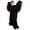 Black, variant on HPO Yeti Costume, Adult Unisex Mountain Snowman Bigfoot Cosplay Halloween Costume with Adjustable (1 Piece)