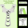 thumbnail image 4 of Runzkzy Hunting Slingshot Stainless Steel Catapult Flat Rubber Band High Precision Cutting Power, 4 of 8