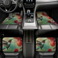 thumbnail image 7 of Vsdgher Hummingbird Floral Paradise Car Foot Mat Set of 4 Pieces Universal Floor Liner Car Accessories Fits Most Cars, Trucks, Vans, sedans, SUV, 7 of 7