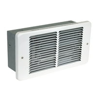 King Electric 1500W 120V Wall Heater, White, PAW1215-W