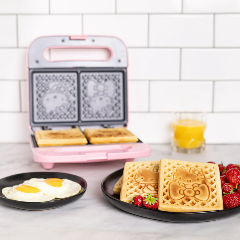 Uncanny Brands Pink Hello Kitty Mini American Waffle Maker WM3-KIT-HK1 -  The Home Depot