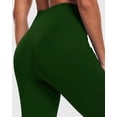 thumbnail image 2 of Cadmus High Waist Naked Feeling Leggings for Women, Tummy Control Workout Ankle Length Yoga Pants with Pockets,#63, Dark Green, 2XL, 2 of 5