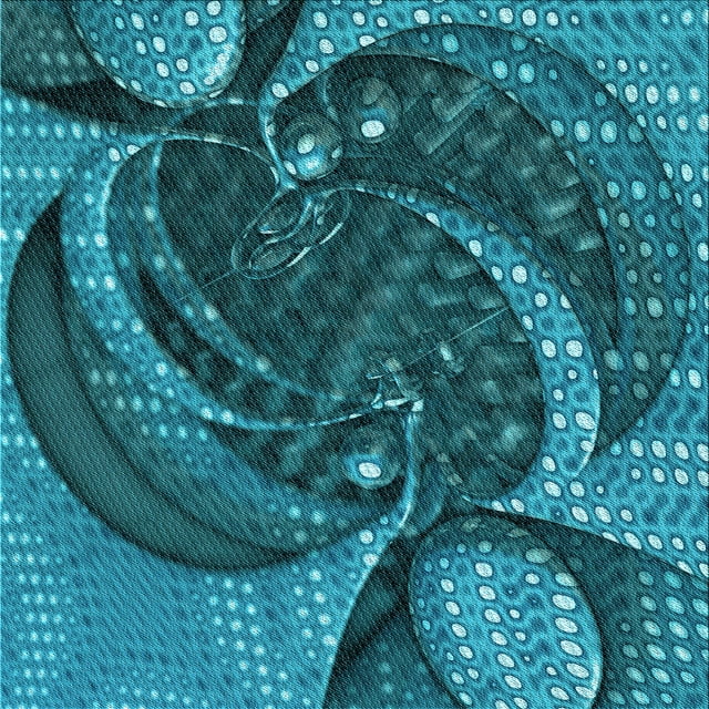 Ahgly Company Machine Washable Indoor Square Transitional Dark Turquoise Green Area Rugs, 5' Square