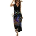 thumbnail image 2 of Las Vegas Sleeveless Dress Dresses Women Summer Evening Dresses Ladies Bohemia Long Dresses, 2 of 9