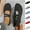 Red, variant on YHAJDS Women Walking Flats Plus Size Solid Color Knit Mesh Breathable Lightweight Daily Loafers Shoes