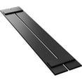 thumbnail image 6 of Ekena Millwork 11 1/4"W x 72"H True Fit PVC Two Board Spaced Board-n-Batten Shutters, Black (Per Pair - Hardware Not Included), 6 of 8