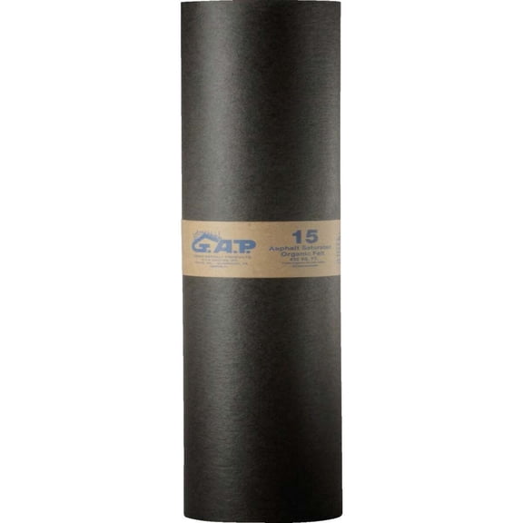 G.A.P 36 In. Rated 30 Lb. Roof Felt, Asphalt Saturated GAP4869-30C