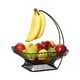 Panier de Fruits en Métal avec Crochet à Banane de la Campagne Française Mikasa – image 1 sur 2