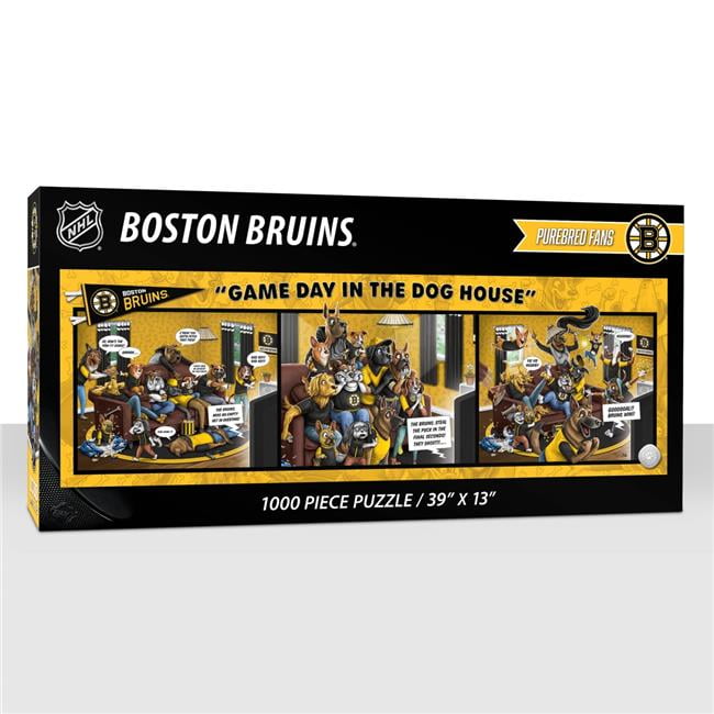 YouTheFan 2506357 NHL Boston Bruins Game Day in the Dog House Puzzle, 1000 Piece