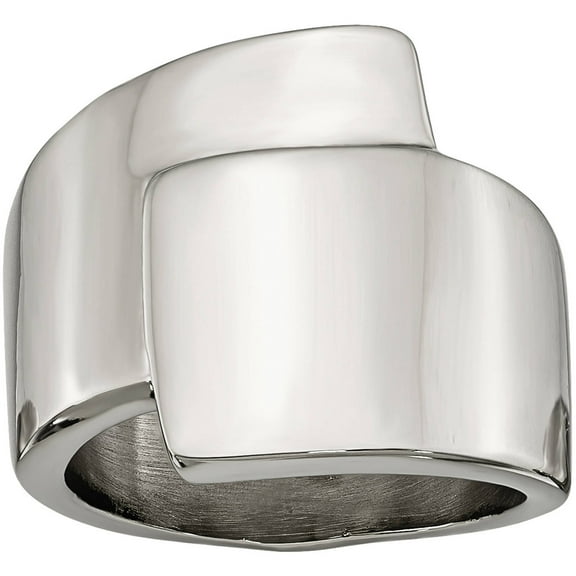 Stainless Steel Polished Fancy Ring