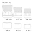 thumbnail image 2 of Travel Luggage Storage Bag 6-piece Set, Multi-color Quilt Storage Suitcase, 2 of 5