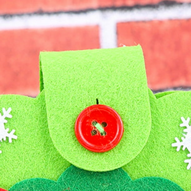 Diy Fieltro Manualidades Navideñas Adornos Navideños De Fieltro Manualidades Navideñas De Fieltro Tela No Tejida Lindo DIY Fieltro Adornos Artesanales De Costura Navideña ANGGREK Otros