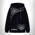 thumbnail image 1 of Spiderman Herren bekleidung y2k Jacken Grunge Langarm Sudaderas con capucha negro Punk Reiß verschluss Sudadera con capucha klassische Sudadera Streetwear übergroß, 1 of 5