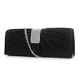 thumbnail image 2 of LABRIMP 1Pack Black Shoulder Bags for Women With Magnetic Snap Closure and Rhinestone Details, 2 of 2