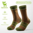 thumbnail image 2 of Qunature Waterproof Socks for Men & Women, Warm Outdoor Thermal Socks for Hiking, Cycling, Skiing, Camping, 2 of 10
