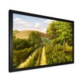 thumbnail image 2 of Vital Country Road During Summer 20 in x 12 in Framed Painting Canvas Art Print, by Designart, 2 of 4