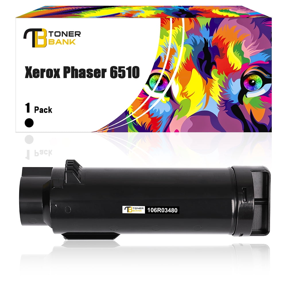 Wind klok gevolg Toner Bank 1-Pack Compatible Toner Cartridge for Xerox 106R03480 Phaser  6510N 6510DN 6510DNM 6510DNI WorkCentre 6515N 6515DN 6515DNM 6515DNI  Printer Ink (Black) - Walmart.com