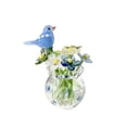 thumbnail image 2 of Klonfd Glass Bird With Vase Day Bouquet Home Fingertip Bird Bouquet Glass Desktop Glass Handicrafts, 2 of 5