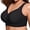10-Pure Black, variant on Daystry Womens Plus Size Wireless Bra Supportive Seamless Bras Full Coverage Push Up Comfortable No Underwire Tshirt Bras