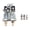 Silver, variant on M Buder Battery Disconnect Switch Side Post Mounting Bracket DC12-48V 200A High Current Power Cut Off Master Isolator Car Boat RV ATV UTV Vehicles Black Handle 11x9x7 inches 28x23x18 cm