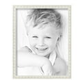 thumbnail image 2 of ArtToFrames 11" x 14" White Square Star Emboss Picture Frame, 11x14 inch White Wood Poster Frame (WOM-5125),  Pack, 2 of 7