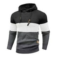 thumbnail image 3 of MHFRRA Sudadera Deportiva Informal de Manga Larga con Capucha y Bloques de Color para Hombre, Otoño E Invierno Gris, 3 of 3