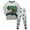 Gray, variant on Quealent Boys Pajamas Dinosaur Kids Pjs Sets Cotton Toddler Long Sleeves Sleepwear Black for Size 5-6 Years