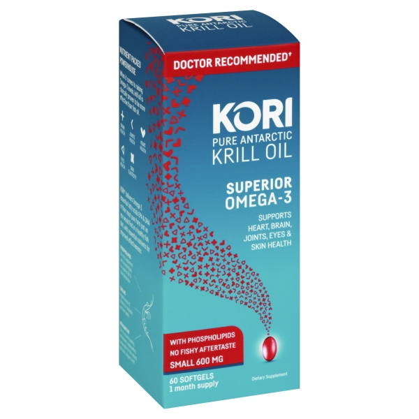 Kori Krill 600mg Soft Gels 120ct