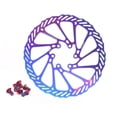 thumbnail image 1 of Generic Colorful Mountain Bike Disc Rotor - 6-Bolt Stainless Steel Brake Disc, 160mm/180mm G3/HS1 Models, Lightweight & Durable Design, 1 of 5
