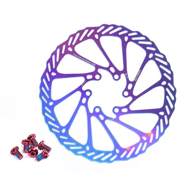 Generic Colorful Mountain Bike Disc Rotor - 6-Bolt Stainless Steel Brake Disc, 160mm/180mm G3/HS1 Models, Lightweight & Durable Design