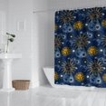 thumbnail image 2 of Blue Sun Moon Star Pattern Shower Curtain 84"x72" ,Bathroom Decorative Shower Curtains Set with 12 Hooks,Modern Waterproof Washable Shower Curtain, 2 of 6
