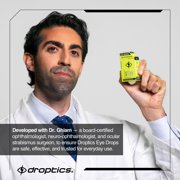 Droptics Extra Strength Redness Relief Eye Drops, Moisturizing Relief for Dry and Tired Eyes, 5ml (0.17 fl oz)