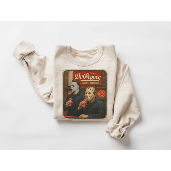 Halloween Party Shirt, Dr Pepper Lover Sweatshirt, Horror Shirt