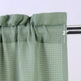 thumbnail image 2 of HA-EMORE Set of 2 Tier Curtains, Weave Textured Short Curtain for Bathroom Waterproof Window Covering Kitchen Cafe Curtains, 2 of 6