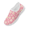 thumbnail image 4 of Psesaysky Kid Girls' Low-Cut Casual Shoes Loafers Daisy Pink Printed Shoes Comfortable Breathable Slip-on Sneakers Size 11-15, 4 of 7