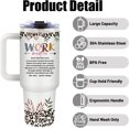 thumbnail image 2 of Work Bestie Gifts for Women Birthday Gifts for Best Friend Woman Work Bestie Cups Tumbler Coworker Gift for Women Leaving Goodbye Farewell Gift Besties Tumbler 40oz (Newly Upgraded Lid), 2 of 6