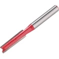 thumbnail image 1 of HUGFEGWE Straight Router Bits, 1/4-Inch Shank 1/4-Inch Cutting Dia Double Flute Carbide Router Bits, for Woodworking Milling Cutter DIY Tool, Red, 1 Pcs CJB91-24069, 1 of 7