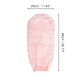 thumbnail image 4 of Unique Bargains 1 Pc Elasticity Shower Cap for Bathroom Pink Satin Fabric Stretch Fabric, 4 of 6
