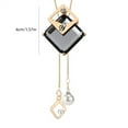 thumbnail image 3 of Collier Long Pendentif pour Femmes Chaîne de Chandail Collier Ras du Cou Réglable Bijoux Élégants Accessoires Habillé Collocation Soirée d'Hiver Mariage, 3 of 8