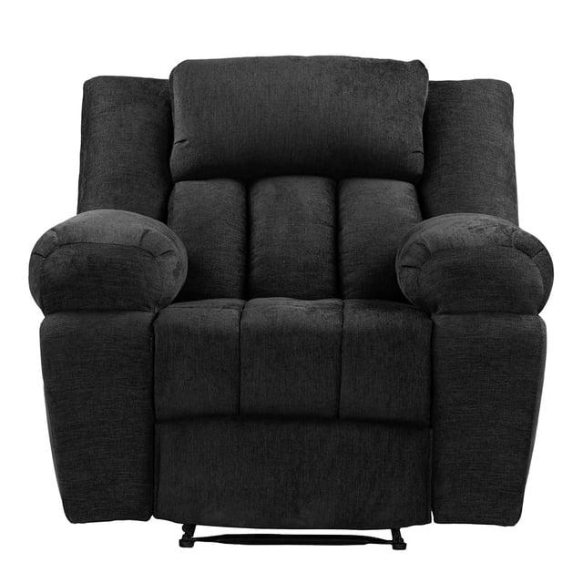 Sillón Reclinable Mecedora TRINITY Rexons 1 Plaza Negro